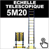 Echelle télescopique 5,20 mètres Woerther