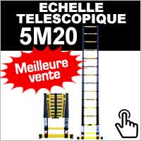 Echelle télescopique 5,20 mètres Woerther